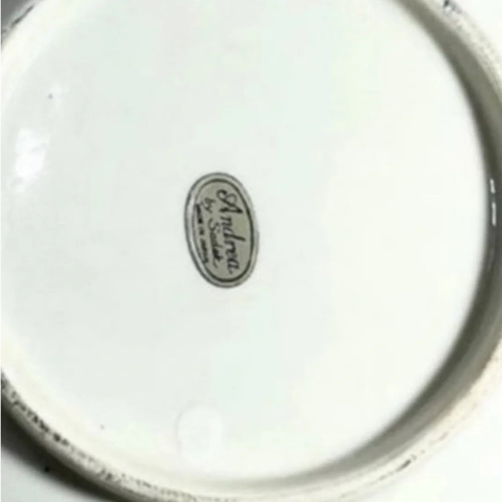 Elegant Andrea by Sadek Japanese Plate – Bird & Bamboo Design